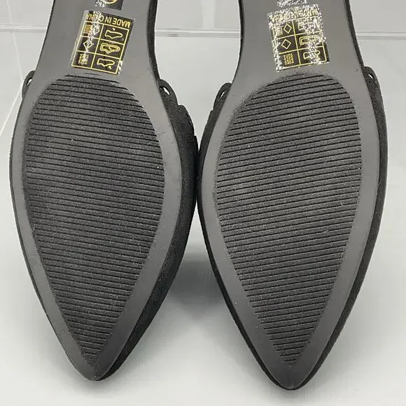 NEW Journee Collection Women’s Jezlin Scalloped Flats Black Size 7.5 - Picture 10 of 10